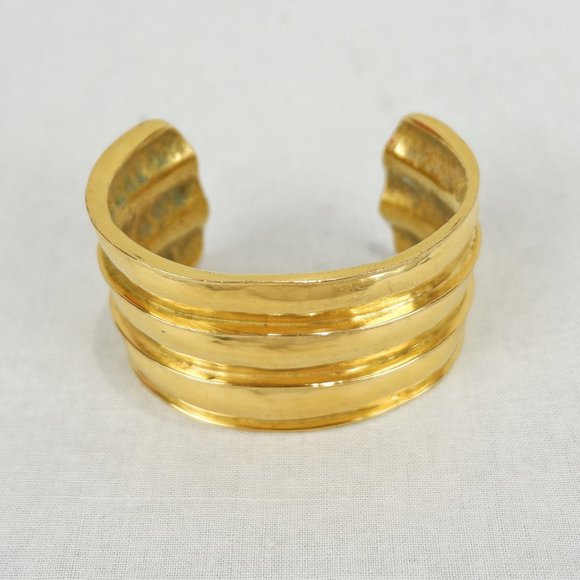 Vintage Vaubel Wide Cuff Bracelet Bangle - Picture 2 of 5